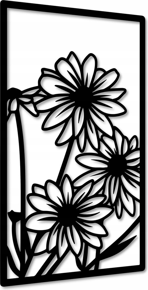 Vászonkép Áttört Virágok 60x36 cm Nappali Képek Falikép Dekoráció