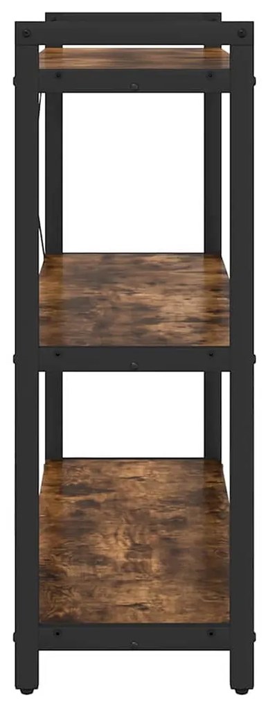 Könyvszekrény Füstölt tölgy 80 x 30 x 83 cm Faanyag