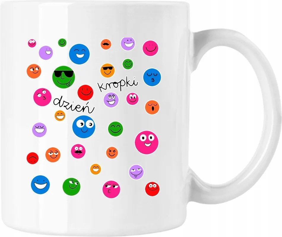 Bögre nap pöttyös játék 2 fehér 330ml