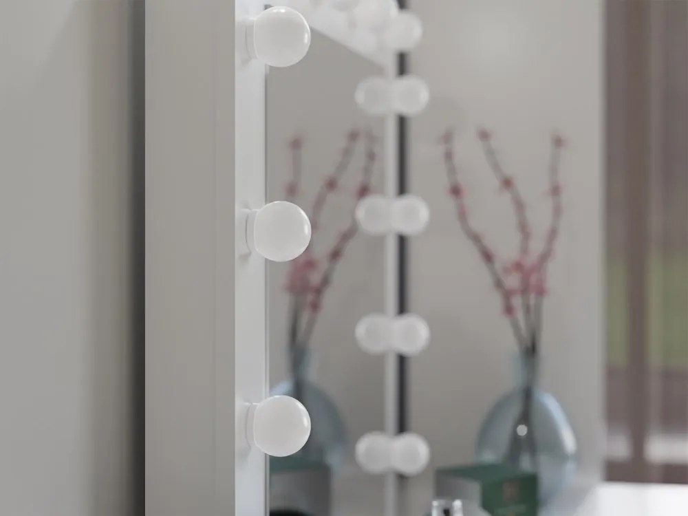 Marina fésülködő asztal, fehér