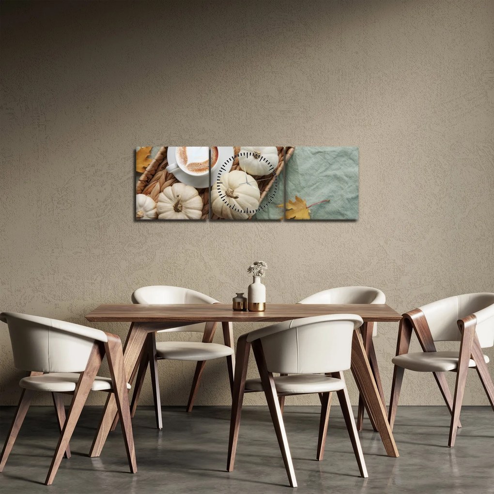 Kép - Őszi vacsora (órával) (90x30 cm)