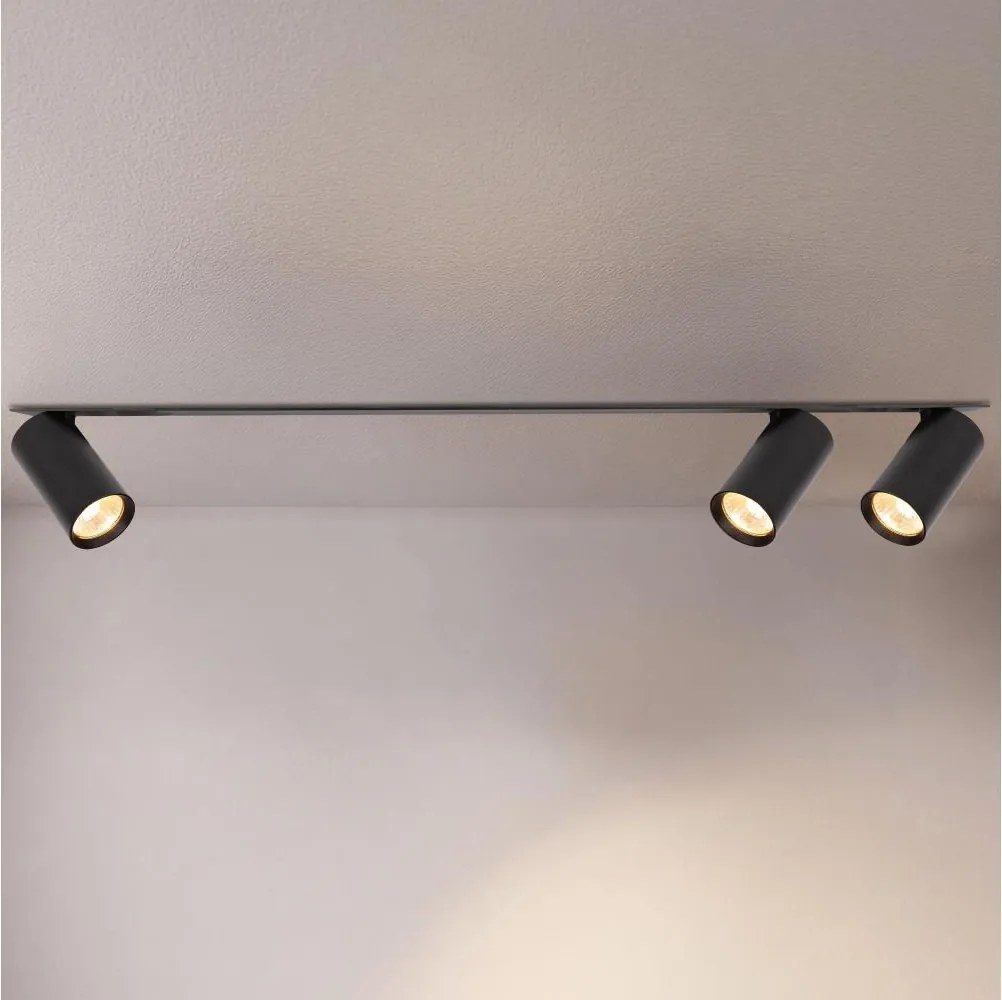 Brilagi - Beépíthető mennyezeti lámpa SELE 3xGU10/30W/230V fekete