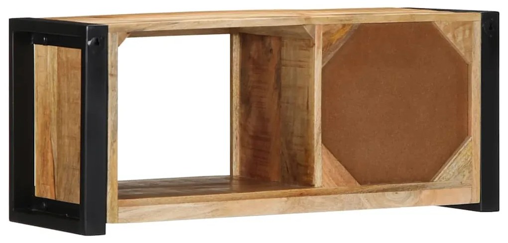 TV szekrény 80x30x35 cm tömör durva fa Mango