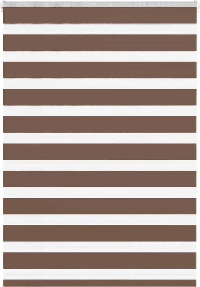 vidaXL zebrafüggönnyel barna szövetszélesség 105,9 cm poliészter