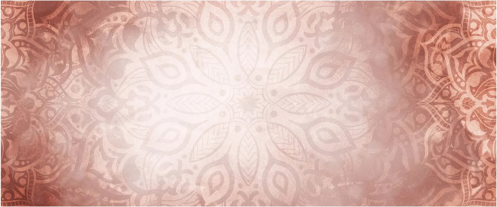 Kép - Rózsaszín mandala (120x50 cm)