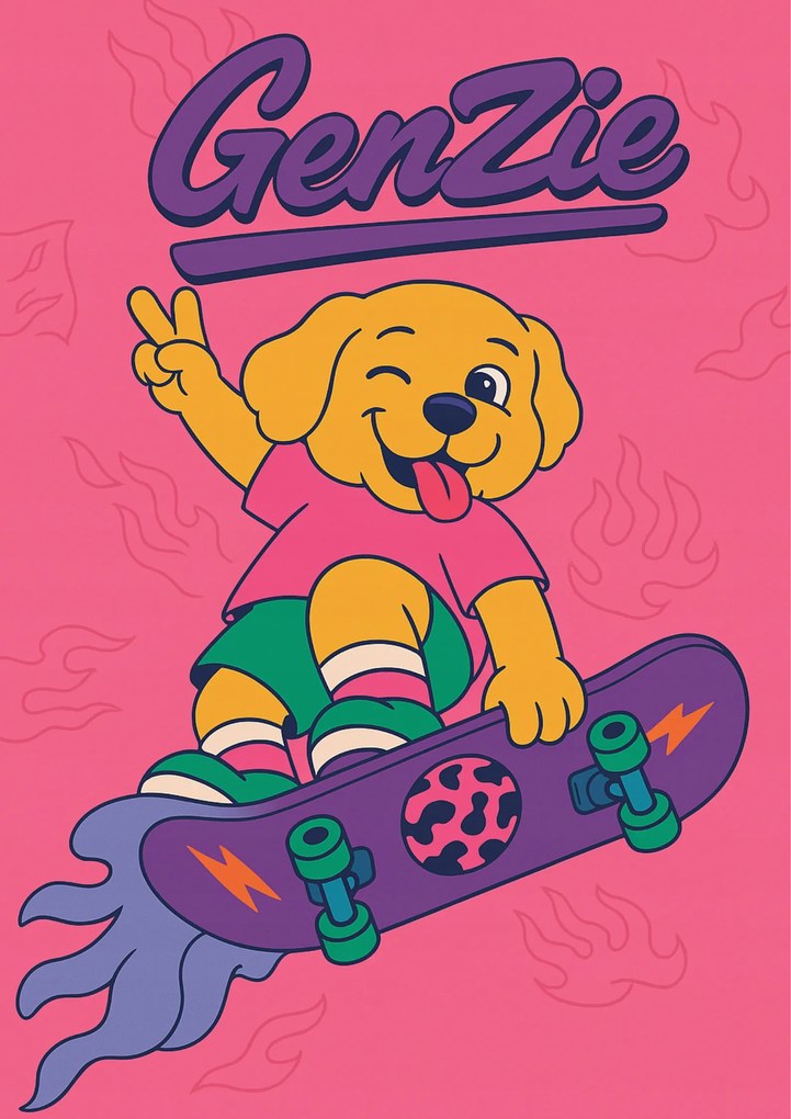 Genzie Genziara poszter 50x70 cm