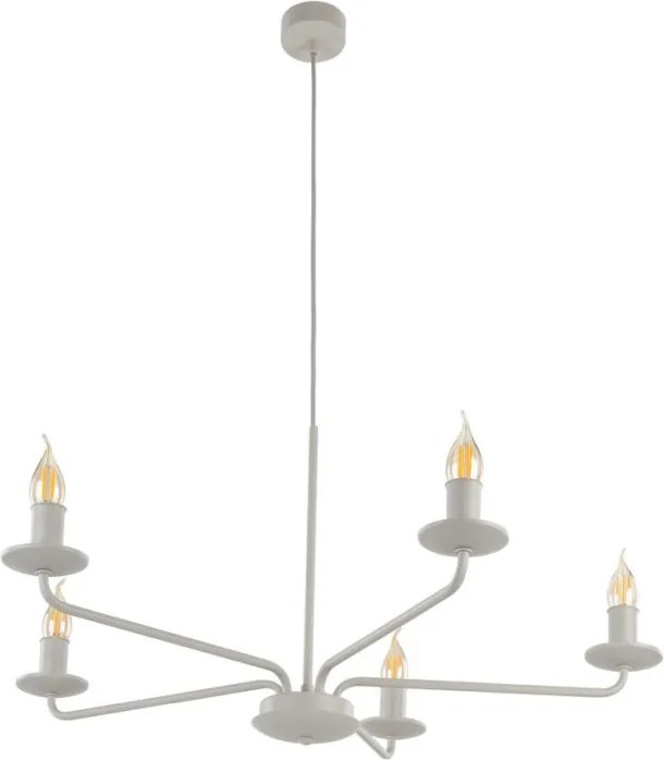 TK Lighting LIMAL 10253 Függőlámpa 5x10W/E14 IP20