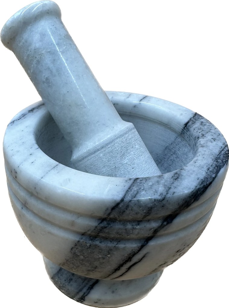 Konyhai Mozsár Zúzóval Gránit 13x15cm 3KG