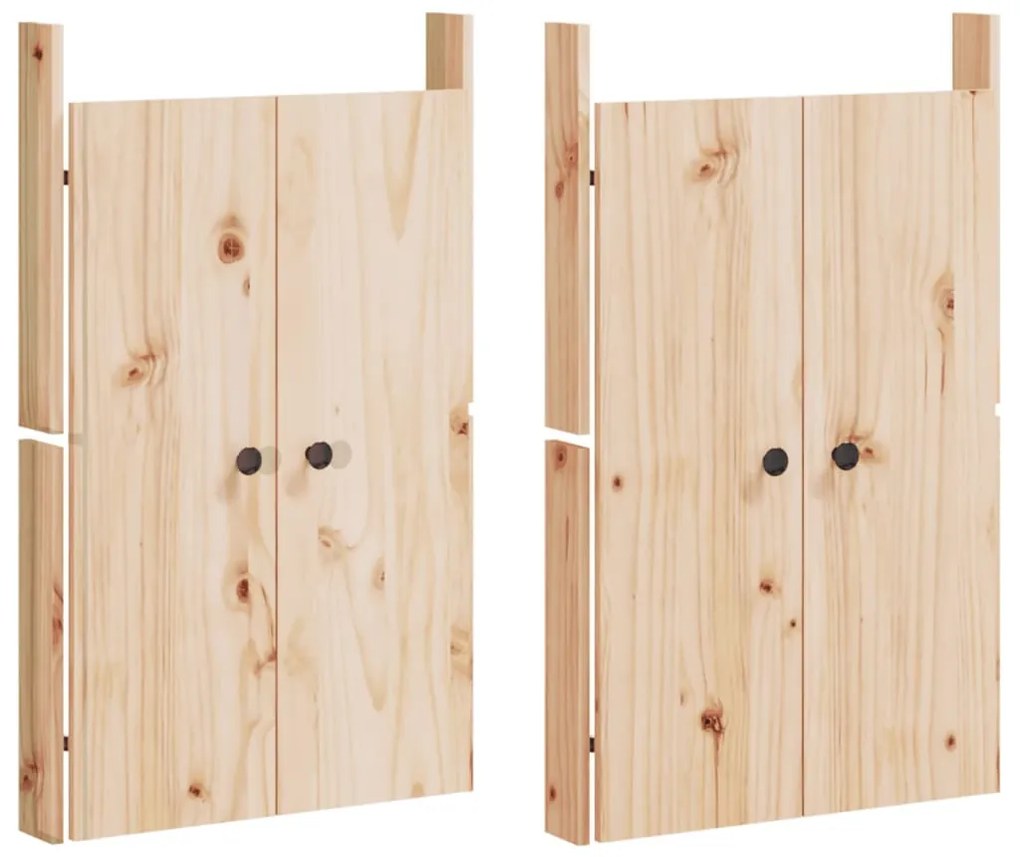 vidaXL tömör fenyőfa kültéri konyhaszekrény