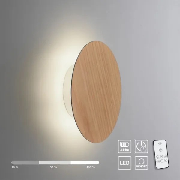 Paul Neuhaus 8152-79 - LED Dimmelhető fali lámpa PUNTUA LED/1W/3,7V + távirányító