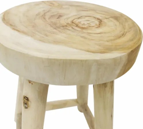 Szék teakfából DIVERO 45 cm