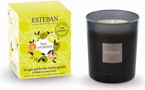 Esteban Paris Illatgyertya 180 g Terre dAgrumes illat