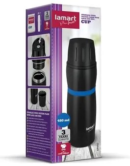 Lamart LT4053 Cup termosz 480 ml, kék