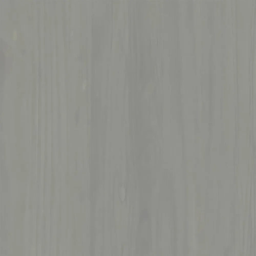 VIGO szürke tömör fenyőfa TV-szekrény 156 x 40 x 40 cm