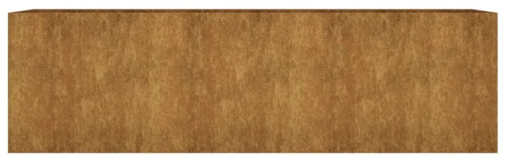 corten acél kerti magaságyás 280x80x80 cm