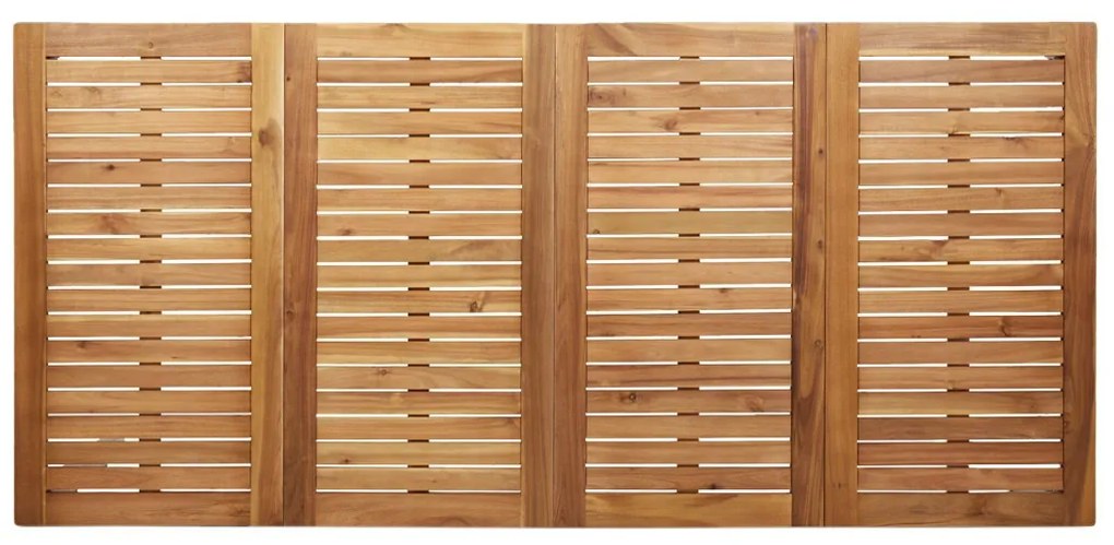 7 darabos kerti étkező szett Tömör fa akác, Kültéri étkezőasztal 180x90x75 cm Tömör fa akác