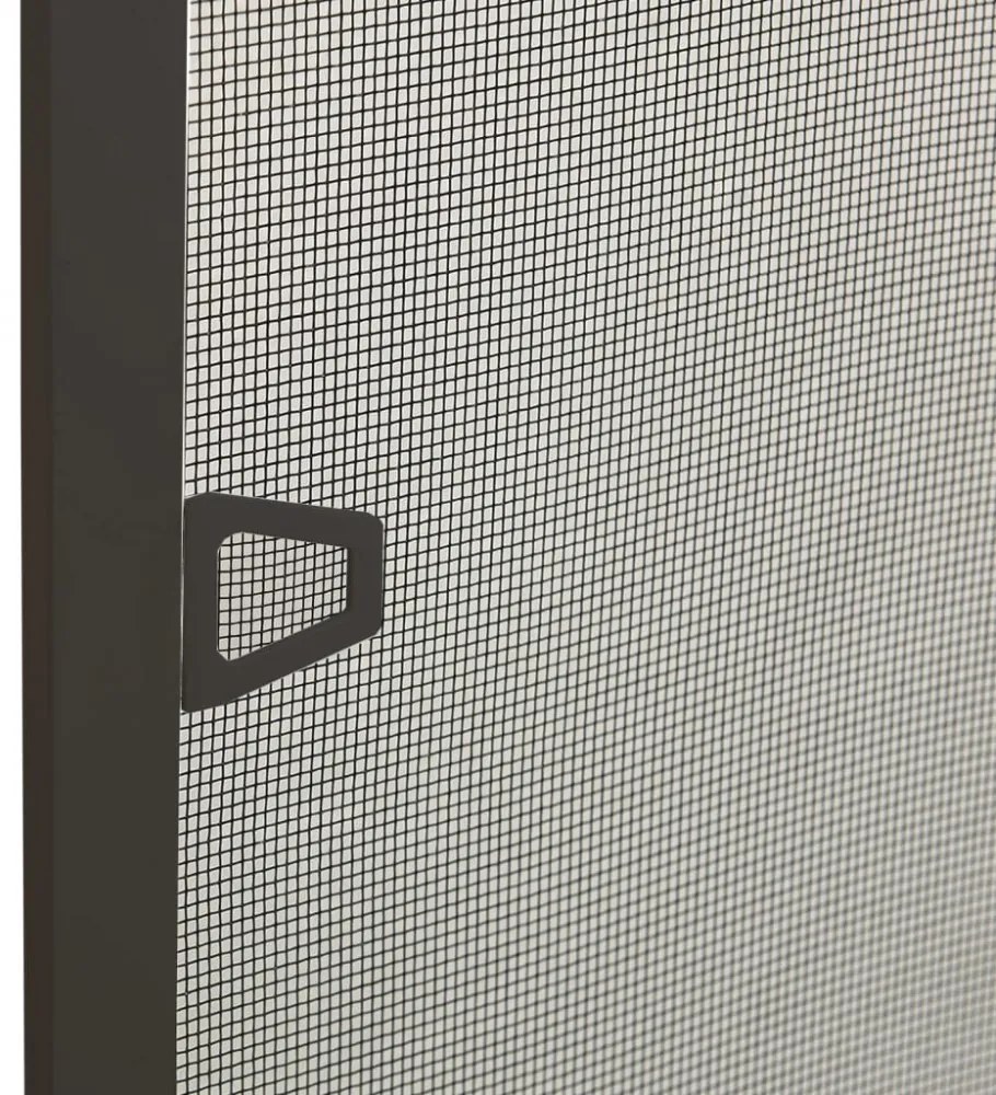 antracitszürke ablakszúnyogháló 90x120 cm