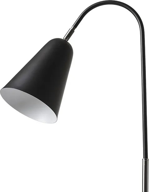 RENDL GARBO asztali lámpa fekete króm 230V LED E27 15W