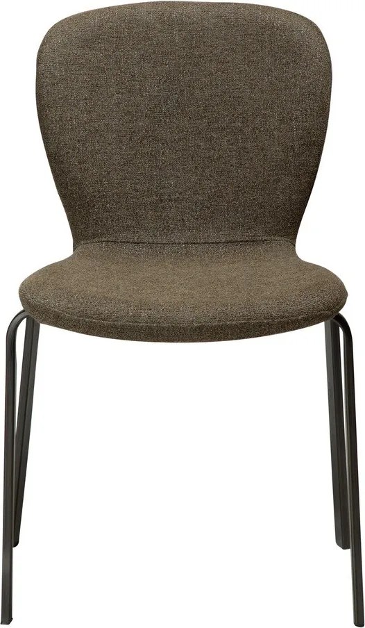 Khaki kárpitozott étkezőszék Heap – DAN-FORM Denmark