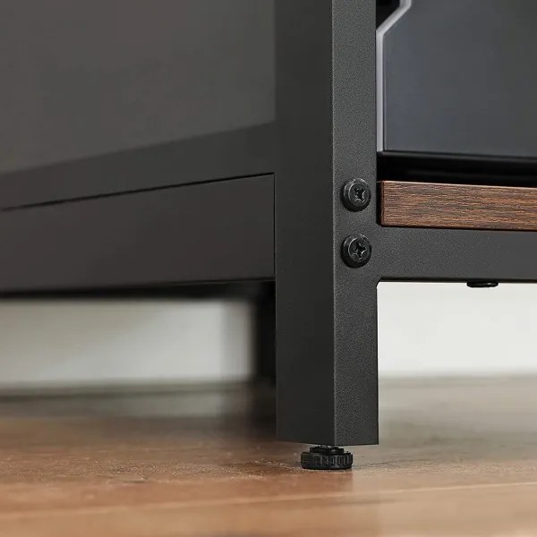 SOLEA íróasztal barna/fekete