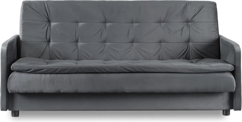 2 db-os szett, ágyazható kanapé szürke színben STELLA