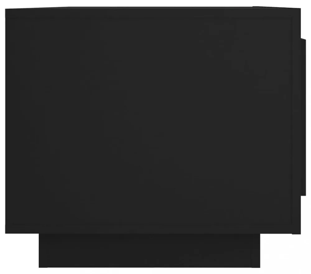 fekete szerelt fa dohányzóasztal 102 x 55 x 45 cm
