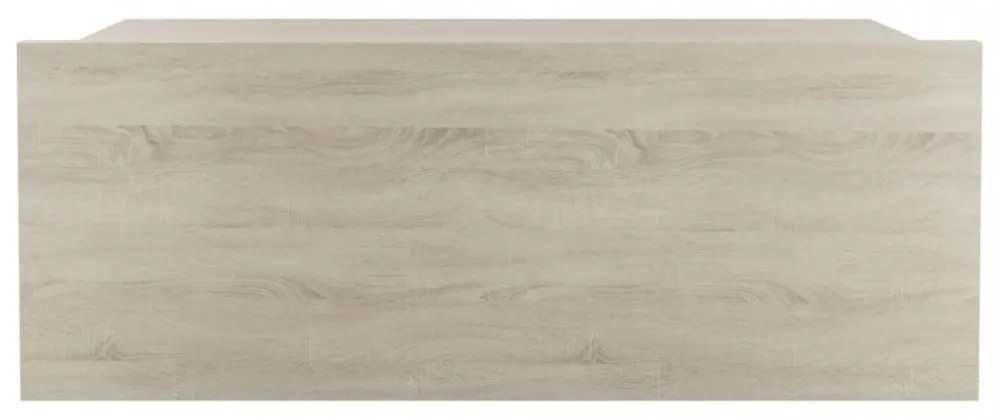 2 db sonoma tölgy szerelt fa függő éjjeliszekrény 40x30x15 cm
