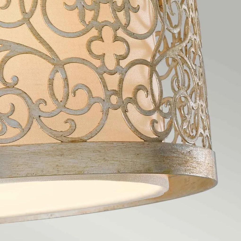 ELSTEAD FE-ARABESQUE-F ARABESQUE Ernyős Mennyezeti Lámpa Ekrü, Patina E27 IP20