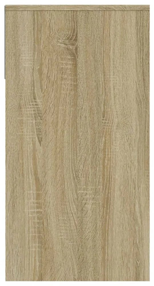 sonoma tölgy színű szerelt fa dohányzóasztal 100 x 39 x 75 cm