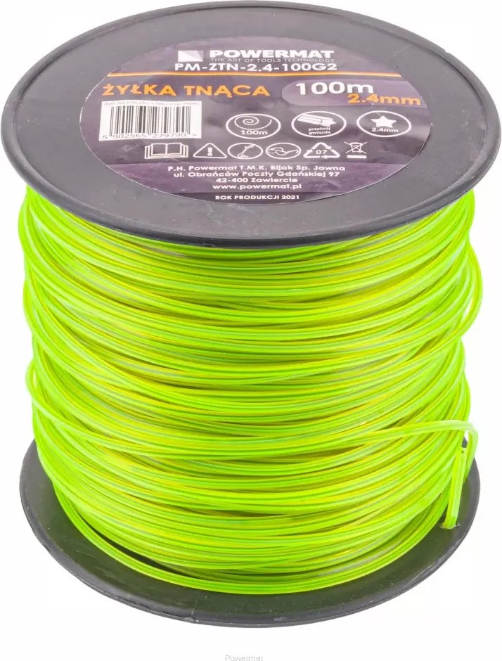 Fűkasza damil PM-ZTN-2.4-100G2