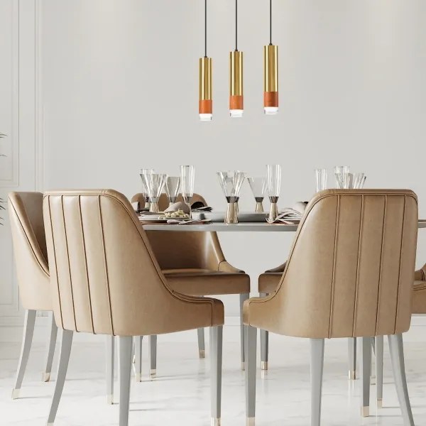 Csillár zsinóron AURELIA 3xGU10/10W/230V