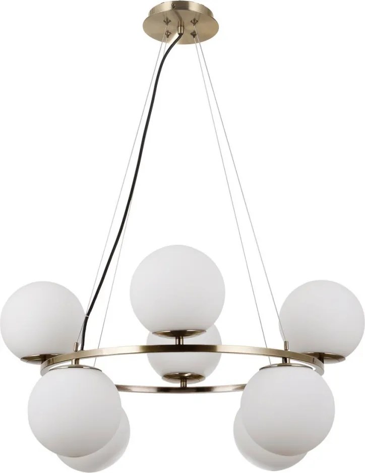 ITALUX PND-33453-4-4-ABR LAROSA Modern Függesztett Lámpa Antik Bronz, Átlátszó E27 IP20