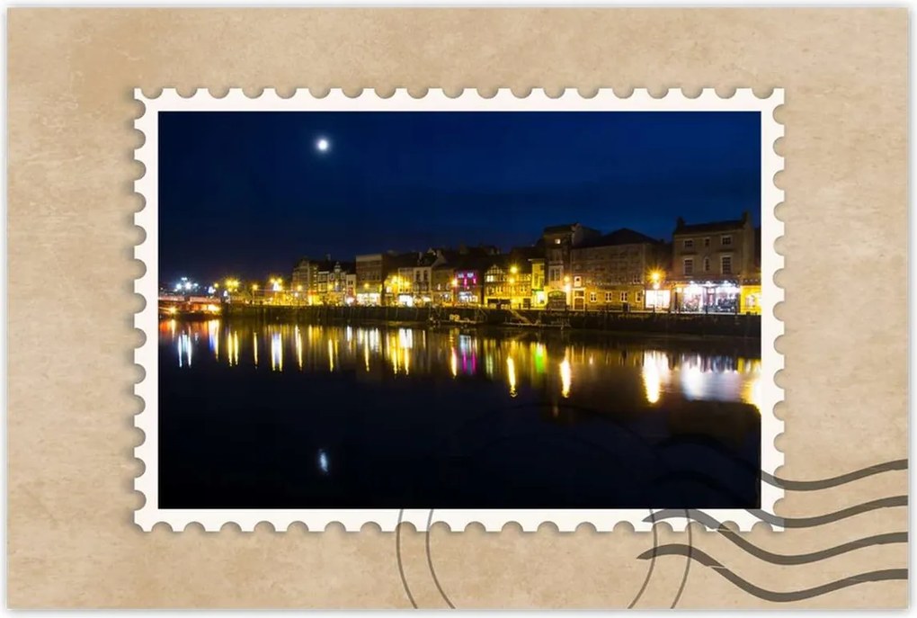 Poszterek 90x60 Hold a vízben