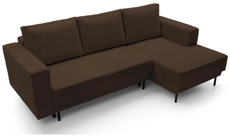 Sarokkanapé Rodriguez mini (J) (sötét bézs + fekete). 1099138