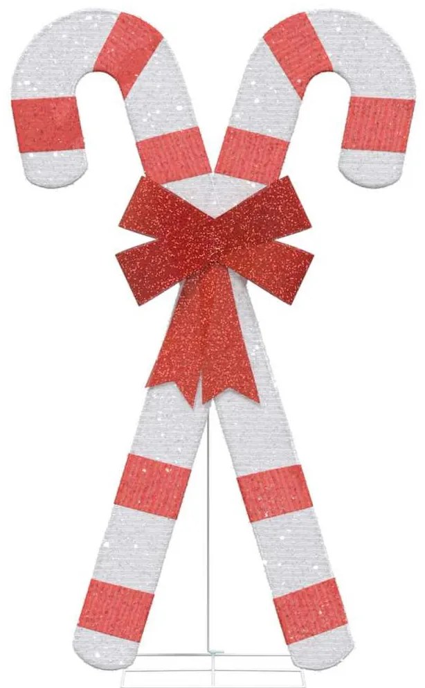 meleg fehér karácsonyi dekoráció Candy Cane 50 LED