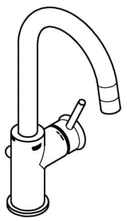 GROHE 23783000 - mosdócsaptelep START CLASSIC 311 mm fényes króm