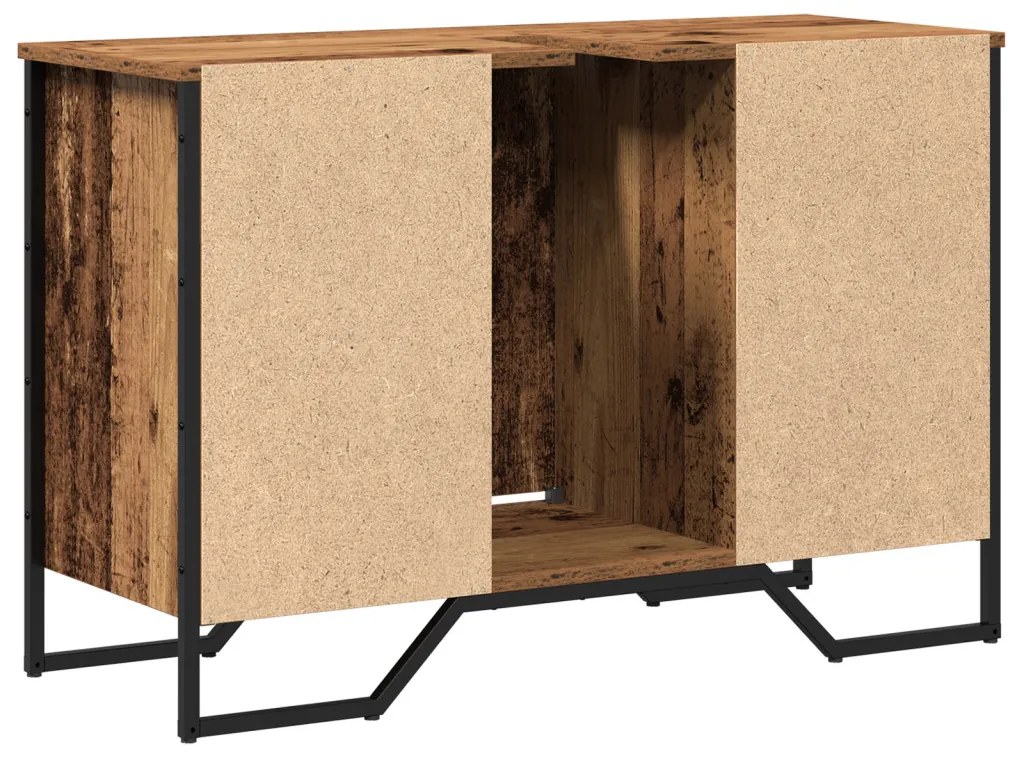 Fürdőszobai Mosdószekrény Régi Fa 91x35x60 cm Felületkezelt Fa