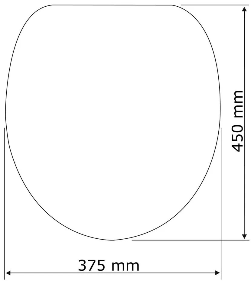 Astera WC-ülőke, 45 x 37,5 cm - Wenko