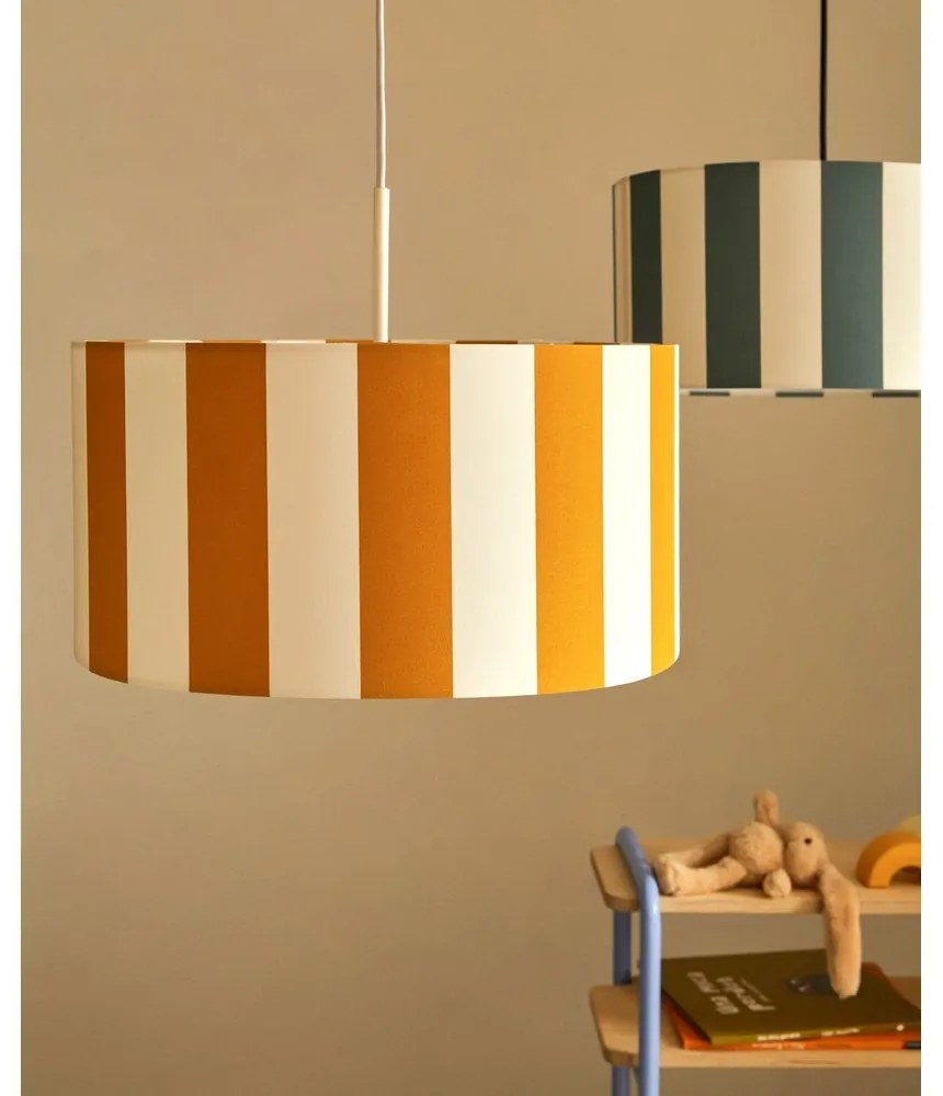 Sárga-fehér gyerek lámpabúra ø 40 cm Ciral – Kave Home
