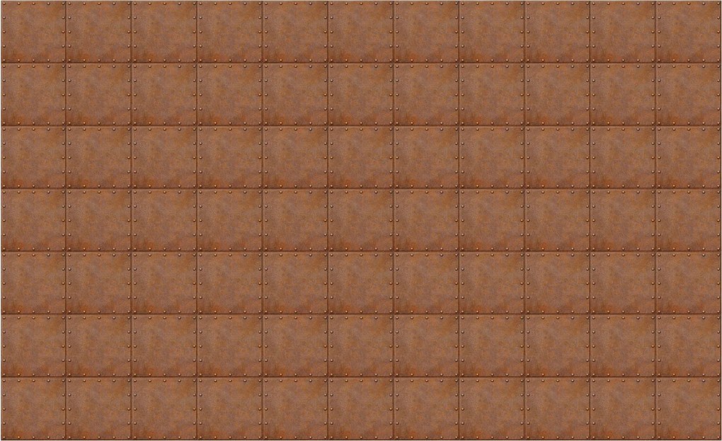 Fotótapéta flizelina Bőr Fém Ipari mozaik textúra 200x140 +ragasztó