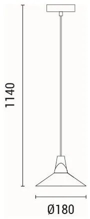 Csillár zsinóron 1xE27/15W/230V fekete