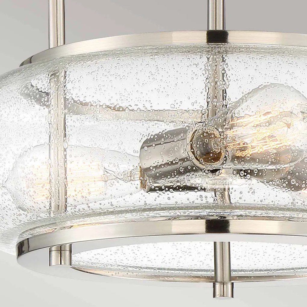 Elstead Lighting QUOIZLE QZ-TRILOGY-SFM-BN Plafonlámpa 3x60W/E27