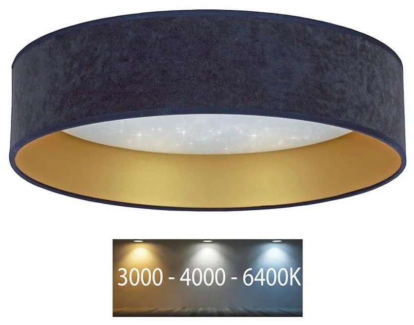 Brilagi Brilagi - LED Mennyezeti lámpa VELVET STAR LED/24W/230V á. 40 cm  kék/arany BG0310