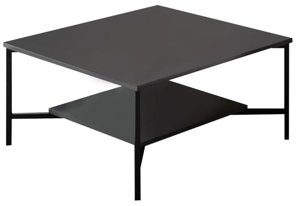 Dohányzóasztal Black Line - Anthracite, Black