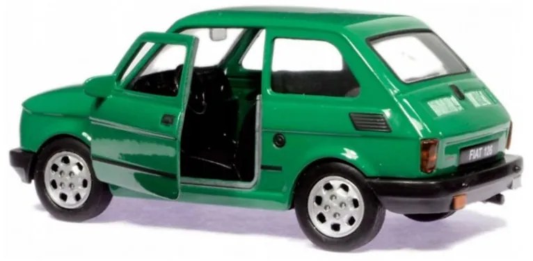1:30 Polski Fiat 126 Fém Makett Autó Játék Modell