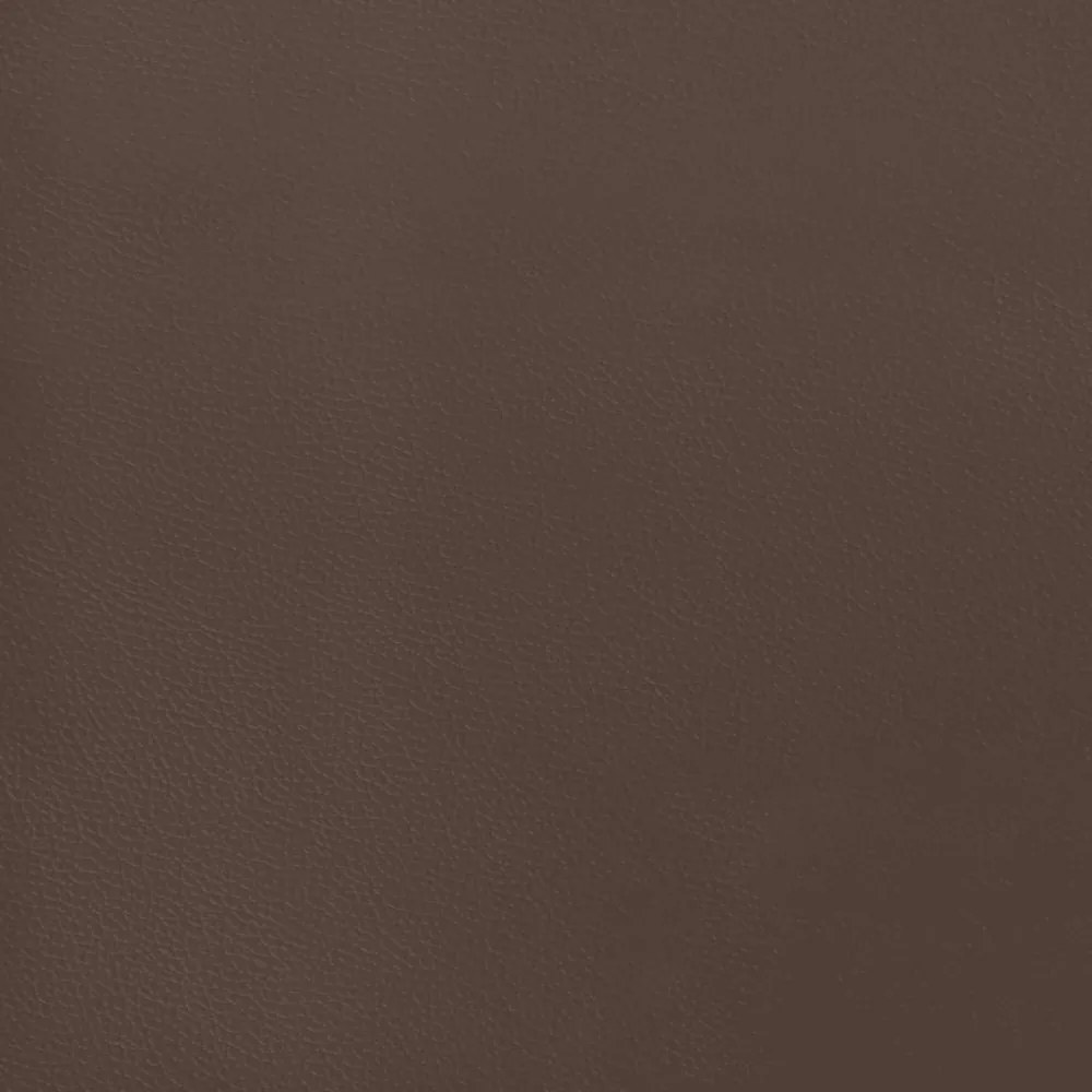 barna műbőr rugós ágy matraccal 160 x 200 cm
