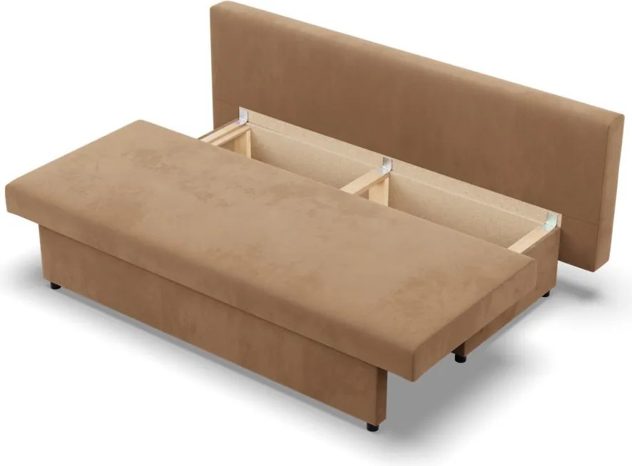 Sony kanapé, szövet anyag, hab töltet, barna