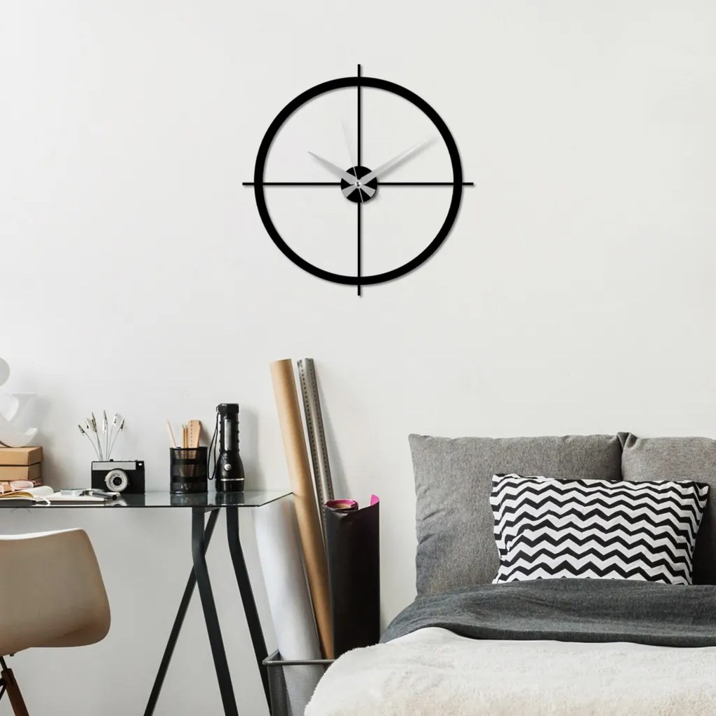 Simple fém falióra, 49×49 cm