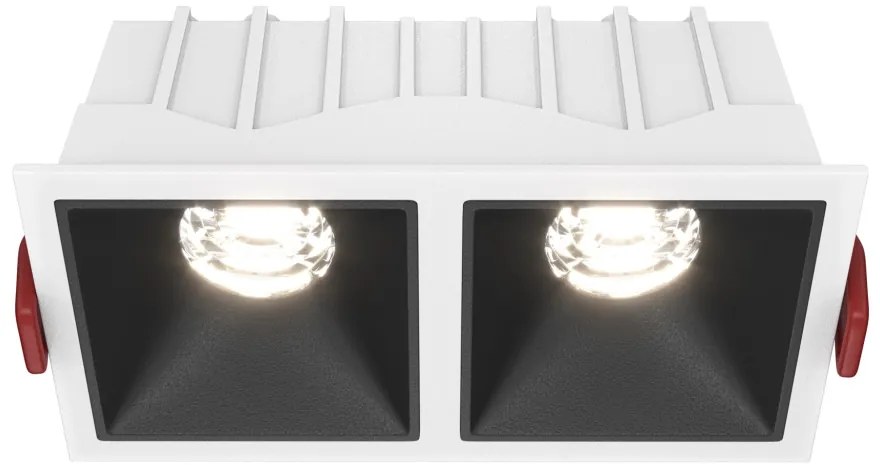DL043-02-10W4K-SQ-WB Alfa LED Alumínium Süllyesztett Lámpa Fehér Színű LED 20 W 4000 Kelvin 1000 Lumen IP20