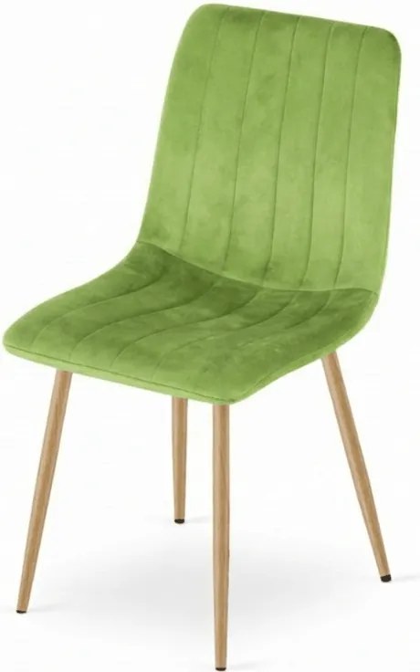 Világoszöld bársonyszék LAVA